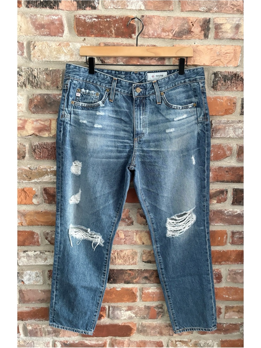 AG Adriano Goldschmied Beau Slouchy Skinny Jeans, 31